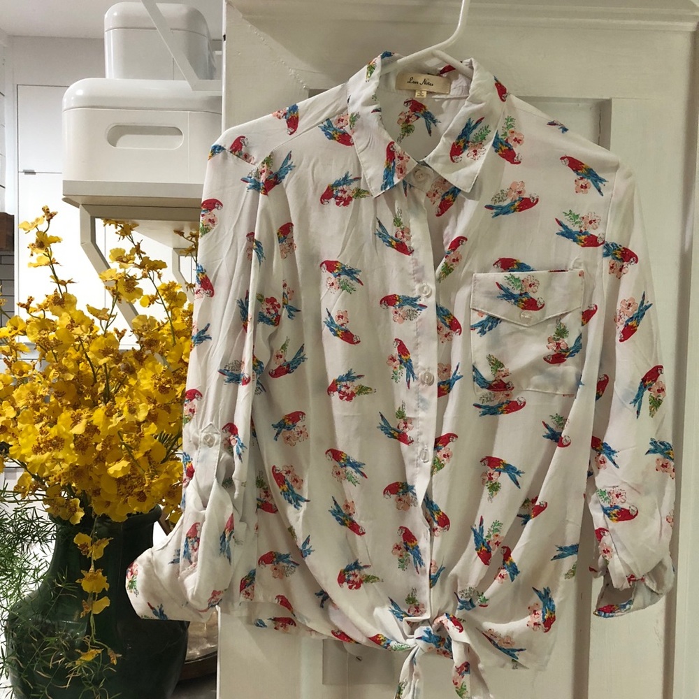 Fun, front-tie blouse